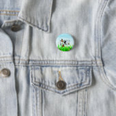 Badge Rond 2,50 Cm TEE Né en été (En situation)