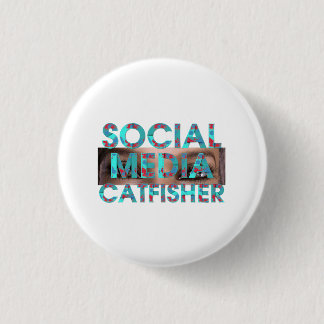 Badge Rond 2,50 Cm TEE Social Media Catfisher