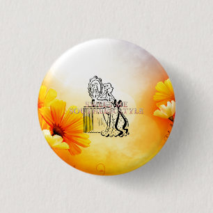 Badge Rond 2,50 Cm TEE Sweet Me à la mode sudiste