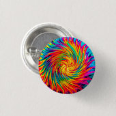 BADGE ROND 2,50 CM TEINTURE LIE VENT ABSTRAIT (Devant & derrière)