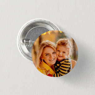 Badge Rond 2,50 Cm Téléchargement de photo personnalisée Votre propre