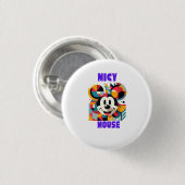 BADGE ROND 2,50 CM TEMPS DE PLAISIR MICKEY (Devant & derrière)