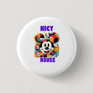 BADGE ROND 2,50 CM TEMPS DE PLAISIR MICKEY