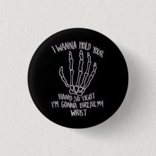 Badge Rond 2,50 Cm Tenez votre bouton de main