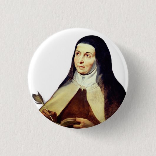 Badge Rond 2,50 Cm Teresa d'Ávila par Rubens (Devant)
