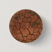 Badge Rond 2,50 Cm terrain sec et fissuré (Devant)