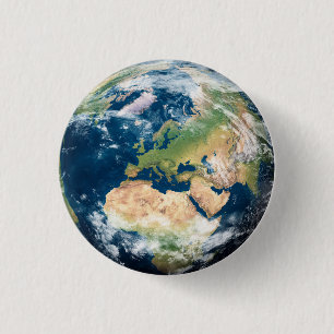 Badge Rond 2,50 Cm Terre
