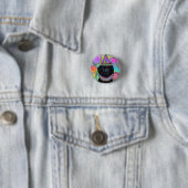 Badge Rond 2,50 Cm Terre-Neuve (En situation)