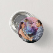 Badge Rond 2,50 Cm Tesla et Andres (Devant & derrière)