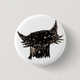 Badge Rond 2,50 Cm Tête de bande dessinée de poissons de Marley