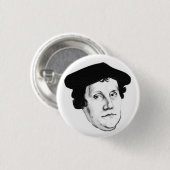Badge Rond 2,50 Cm Tête de Luther (Devant & derrière)