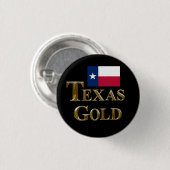 BADGE ROND 2,50 CM TEXAS OR (Devant & derrière)