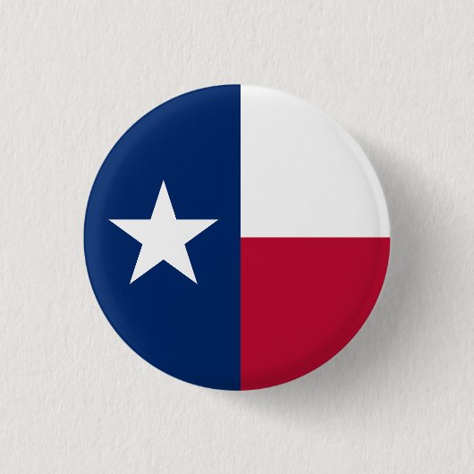 Badge Rond 2,50 Cm Texas State Flag USA (Devant)