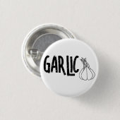 Badge Rond 2,50 Cm Texte de l'ail (Devant & derrière)