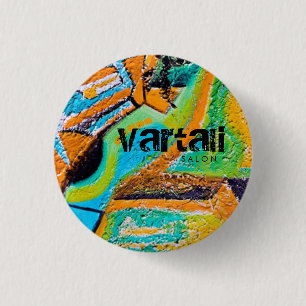 Badge Rond 2,50 Cm Texture abstraite peignant le bouton rond de
