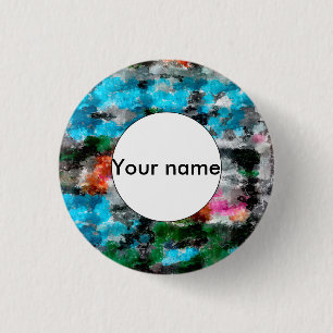 Badge Rond 2,50 Cm Texture colorée
