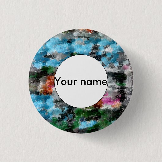 Badge Rond 2,50 Cm Texture colorée (Devant)
