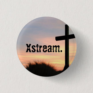 Badge Rond 2,50 Cm The%20Cross, Xstream. - Customisé