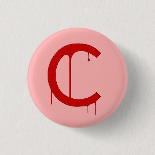 Badge Rond 2,50 Cm The Crimson Almost Logo