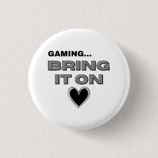 Badge Rond 2,50 Cm The Gamer (Devant)