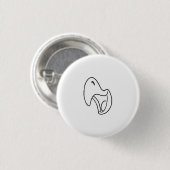 Badge Rond 2,50 Cm Thème cri de perroquet (Devant & derrière)