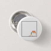 Badge Rond 2,50 Cm Thème de hamster, joli hamster (Devant & derrière)