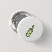 Badge Rond 2,50 Cm Thème du message dans une bouteille (Devant & derrière)