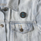 Badge Rond 2,50 Cm Think Attract Round Button (En situation)