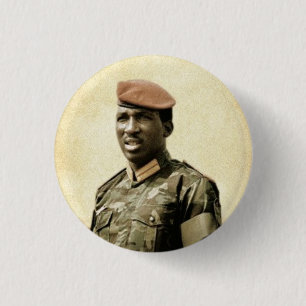 Badge Rond 2,50 Cm Thomas Sankara - Burkina Faso - président africai
