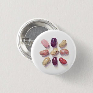 Badge Rond 2,50 Cm TIC TAC TOILE JELLY BEANS Bouton rond