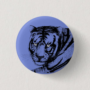 BADGE ROND 2,50 CM TIGER