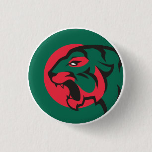 Badge Rond 2,50 Cm Tigre du Bengale bangladais National Bangladeshi