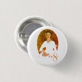 Badge Rond 2,50 Cm Timbre Emily Dickinson (Devant & derrière)