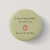 Badge Rond 2,50 Cm Tiny potato button (Devant)