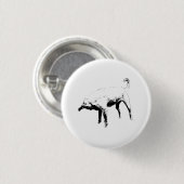 Badge Rond 2,50 Cm Tiny Turned Head Terrier (Devant & derrière)
