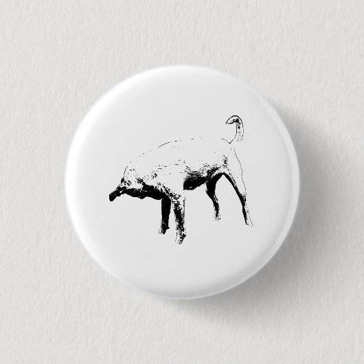 Badge Rond 2,50 Cm Tiny Turned Head Terrier (Devant)