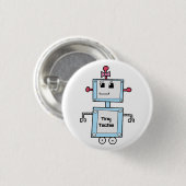 Badge Rond 2,50 Cm TinyTechie 1 1/4" bouton (Devant & derrière)