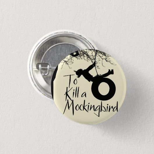 Badge Rond 2,50 Cm To Kill A Mockingbird Patch (Devant & derrière)