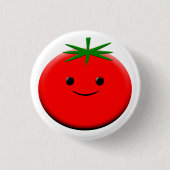 Badge Rond 2,50 Cm Tomato rouge (Devant)