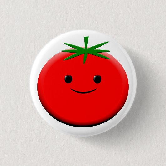 Badge Rond 2,50 Cm Tomato rouge (Devant)