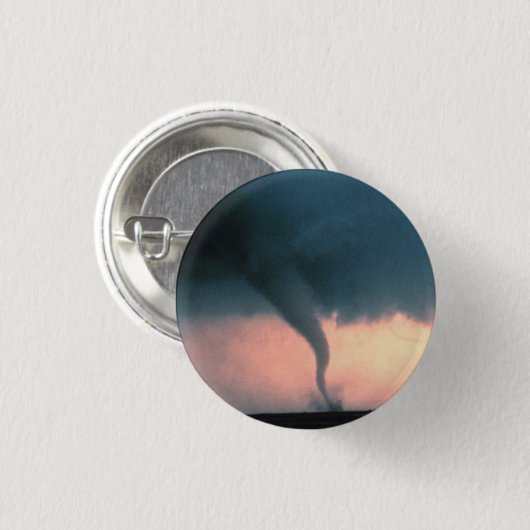 Badge Rond 2,50 Cm Tornade (Devant & derrière)