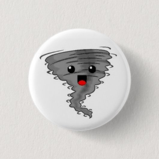 Badge Rond 2,50 Cm Tornade heureuse (Devant)