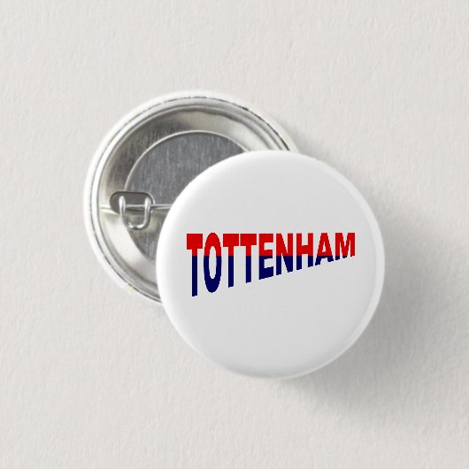 Badge Rond 2,50 Cm Tottenham (Devant & derrière)