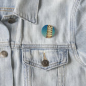 Badge Rond 2,50 Cm Tour de Pise (En situation)