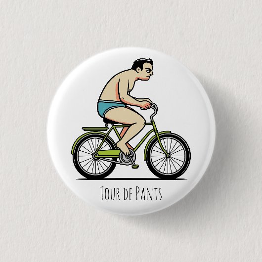 Badge Rond 2,50 Cm Tour des pantalons (Devant)