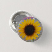 Badge Rond 2,50 Cm Tournesol (Devant & derrière)