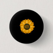 Badge Rond 2,50 Cm Tournesol (Devant)