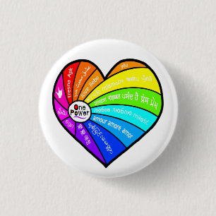 Badge Rond 2,50 Cm Tout ce dont vous avez besoin est l'amour