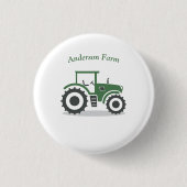 Badge Rond 2,50 Cm Tracteur agricole (Devant)
