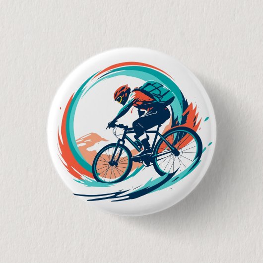 Badge Rond 2,50 Cm Trail Rider (Devant)